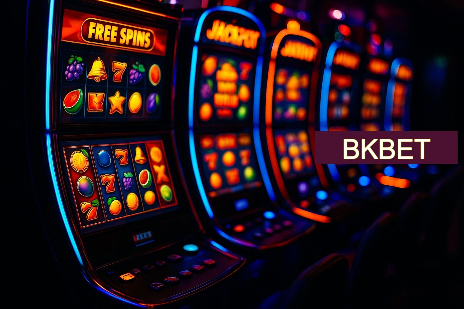 Diversos jogos de caça-níqueis